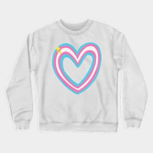 Transgender heart Crewneck Sweatshirt